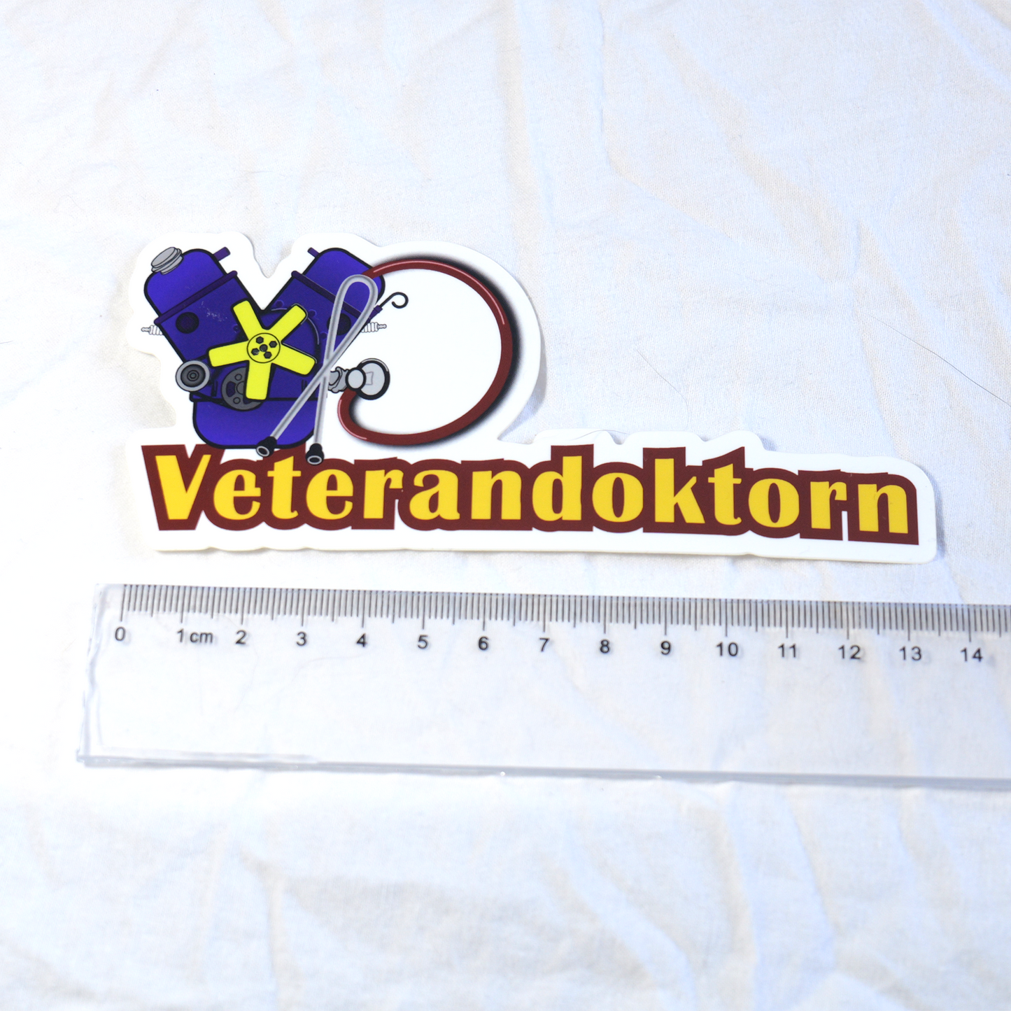 4. Klistermärke "Veterandoktorn"