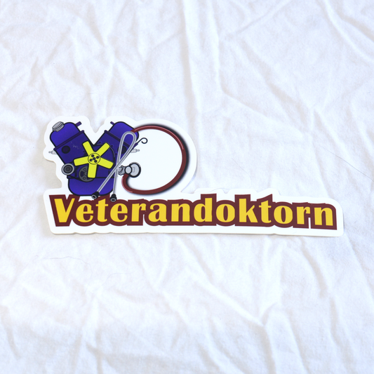 4. Klistermärke "Veterandoktorn"